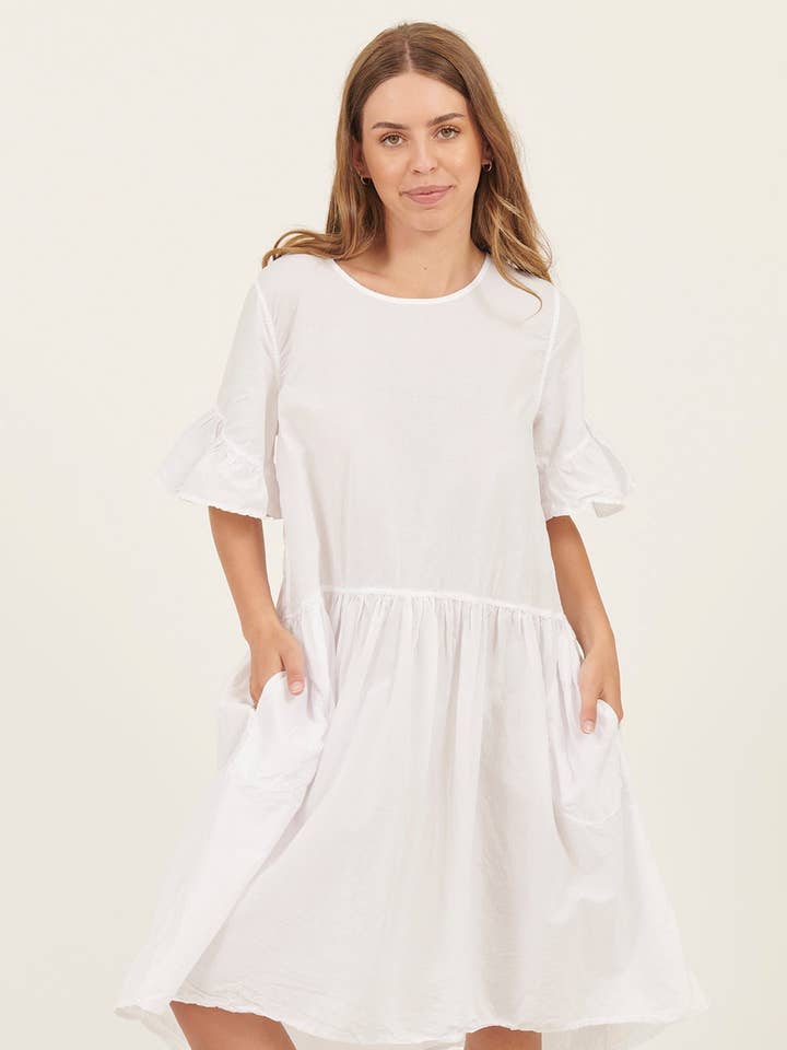 VESTIDO ITOK - BLANCO para venta al por mayor de Primness
