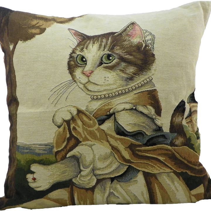gobelängkudde katt grevinna 45x45cm för wholesale av Mars & More - Brand of B Living