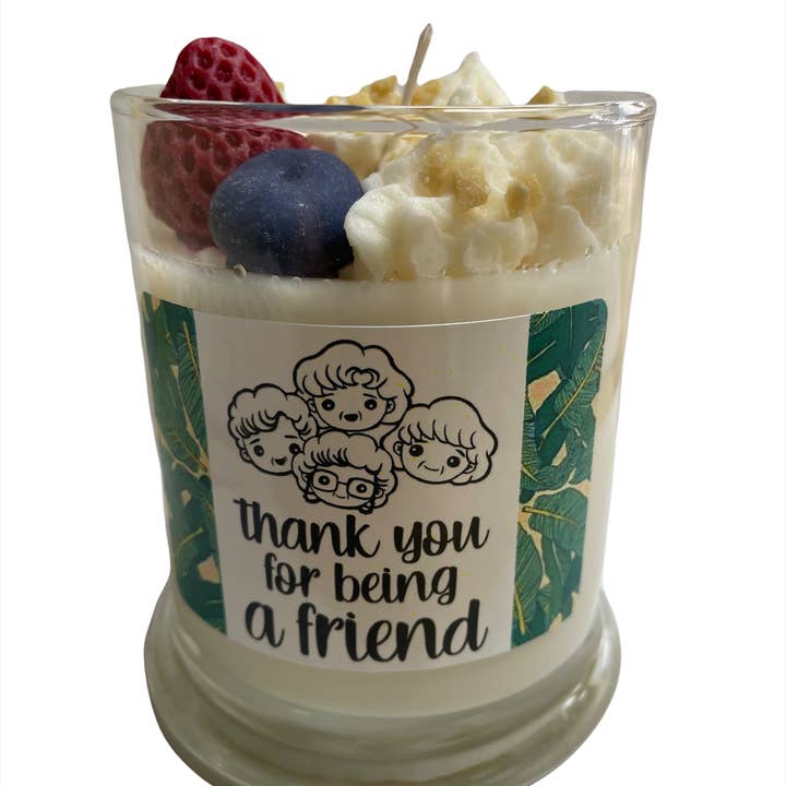 PSquare Scents llc - Wholesale Novelty candle - Thank You for Being a Friend - Soy Dessert Candle2