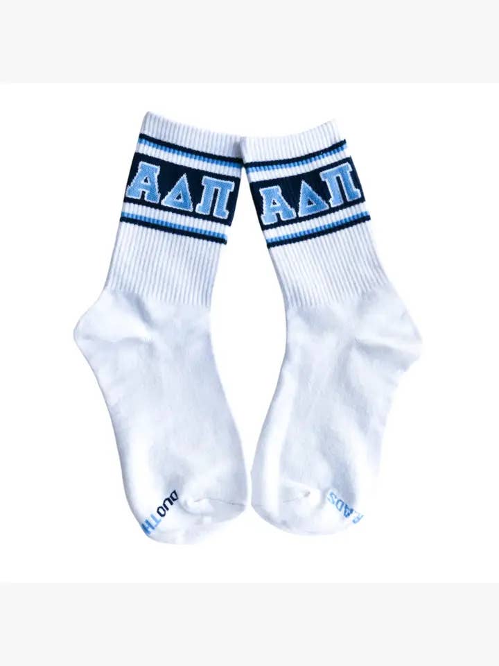 Duo Threads - Wholesale Socks - Women's - Alpha Delta Pi Sorority Socks