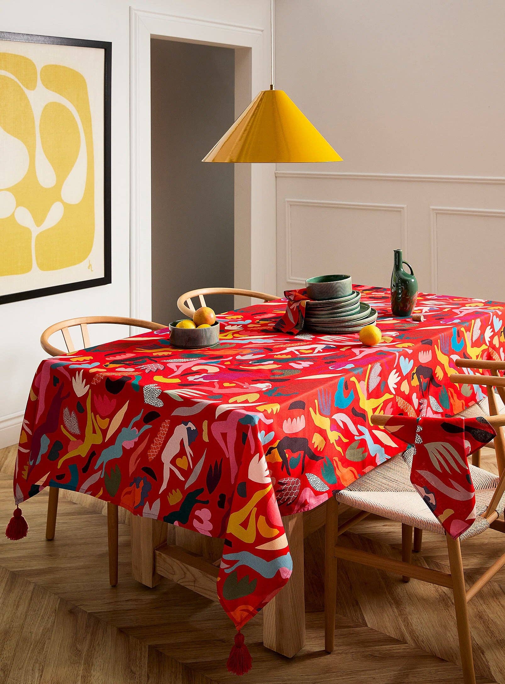 Dora Nola - Vendita all'ingrosso Tovaglie - Tovaglia All the Way con pompon0