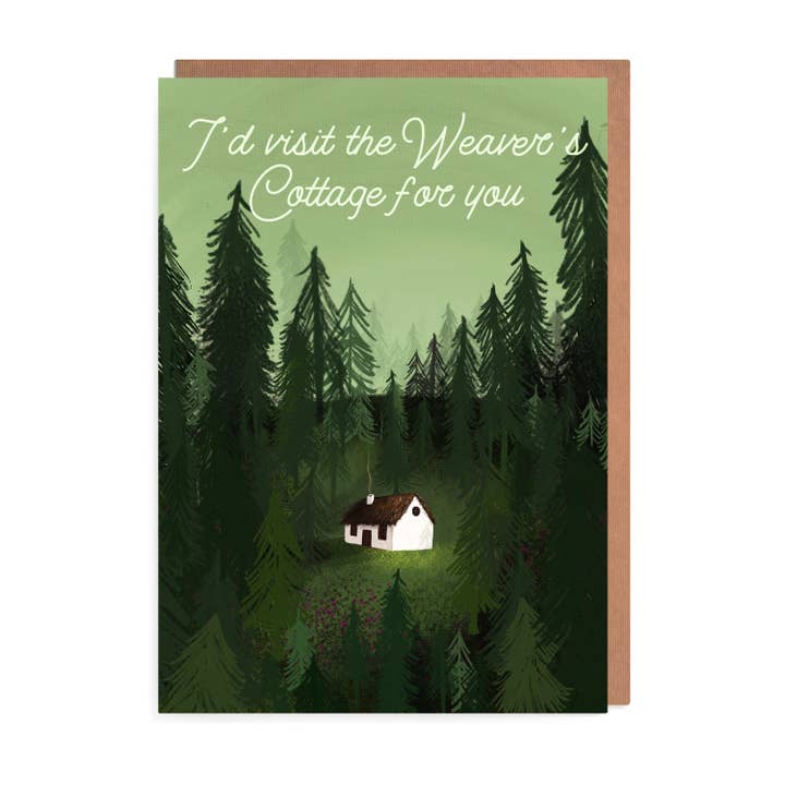 A Court of Thorns and Roses Card | Weaver's Cottage for wholesale by URGHH Card Co.