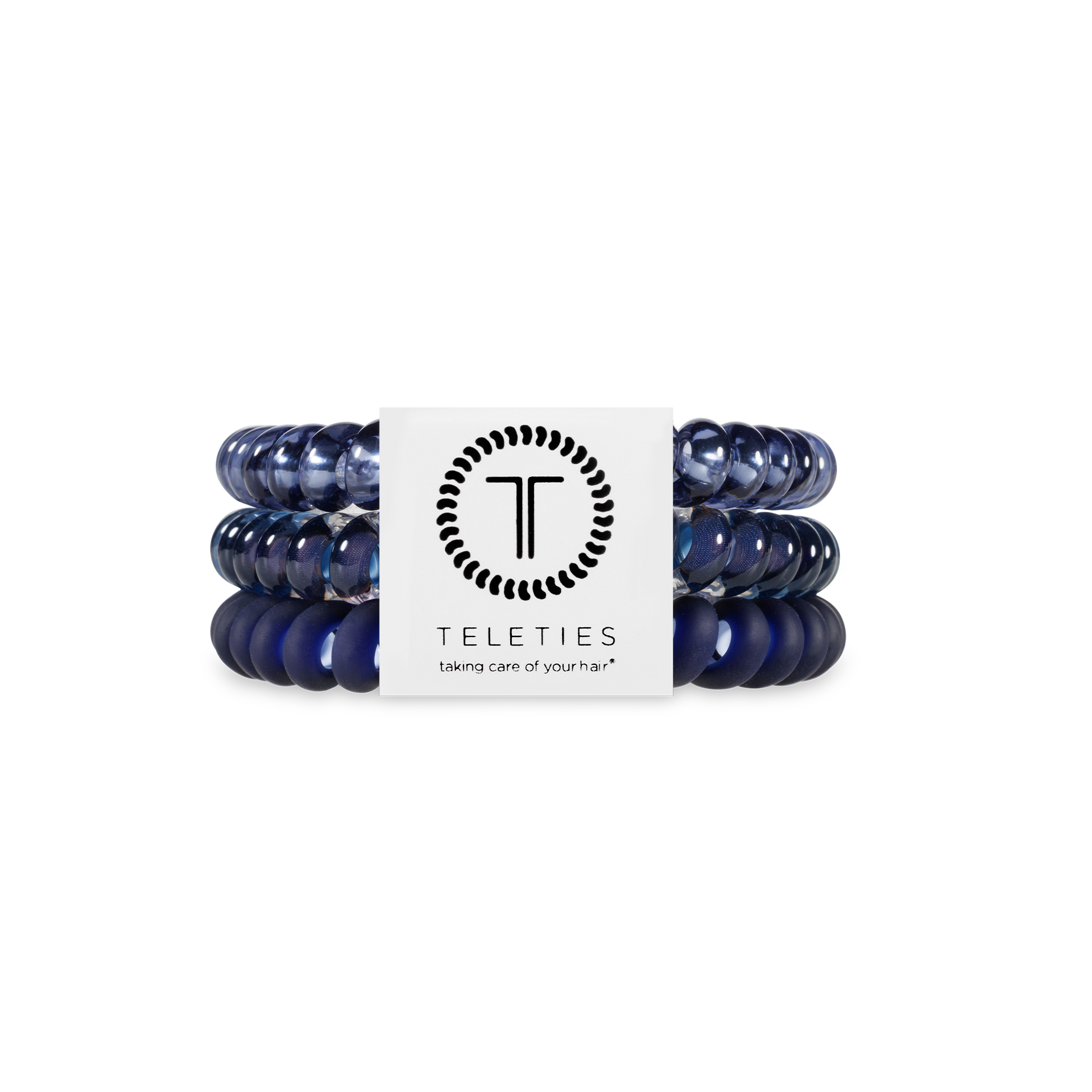 TELETIES – Großhandel Haargummi – Damen – Spiral-Haargummis | Klein | Nightfall Navy Haargummis0