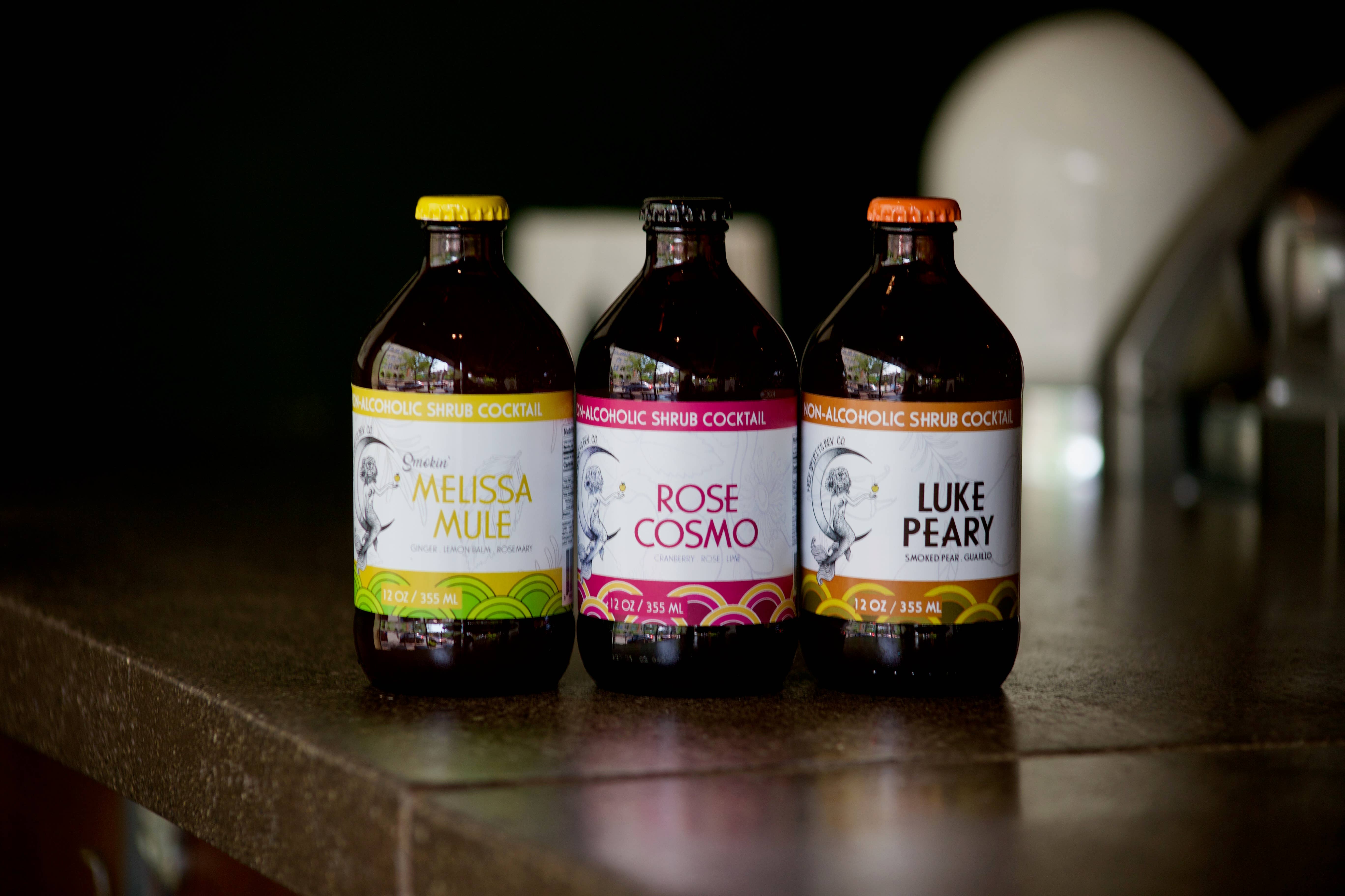 Free Spirits Beverage Company, llc - Wholesale Non-Alcoholic Aperitif/Mocktail - OG Trio Non Alcoholic Shrub Cocktails