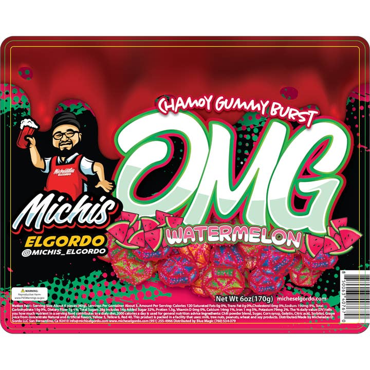 Micheladas El Gordo OMG Watermelon 6 OZ for wholesale by Cow Crack Wholesale