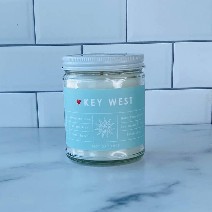 Rambling Caravan - Wholesale Jar/Filled Candle - Key West, FL Candle2