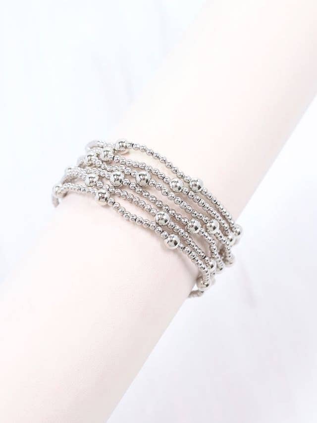 Ensemble de Bracelets Rockwall ARGENT pour la vente par Caroline Hill