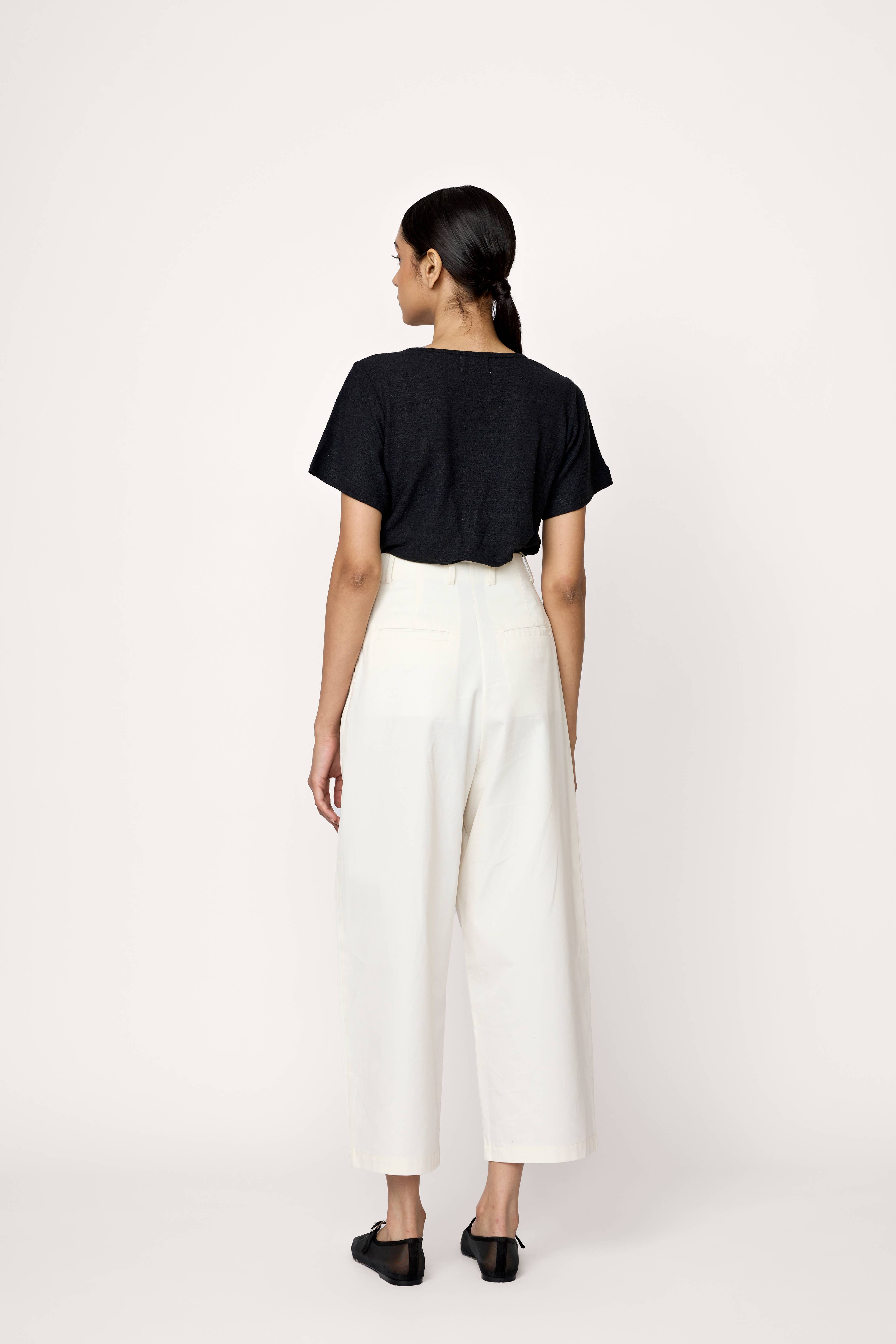 LAUDE the Label - Wholesale Pants - Women's - Boyfriend Pant - Ivory2