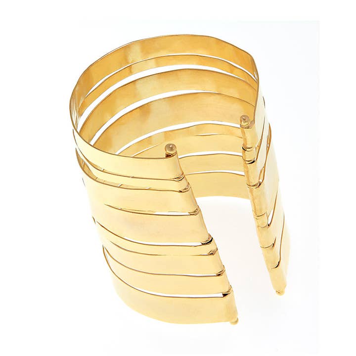 Uregelmæssig armbånd manchet for engroshandel hos Meanwhile Boutique