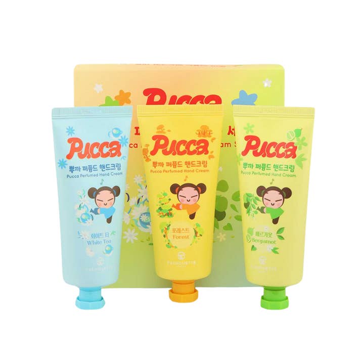 M2GO – Engroshandel Håndcreme/lotion – Pucca Parfume Håndcreme 3-pak Sæt