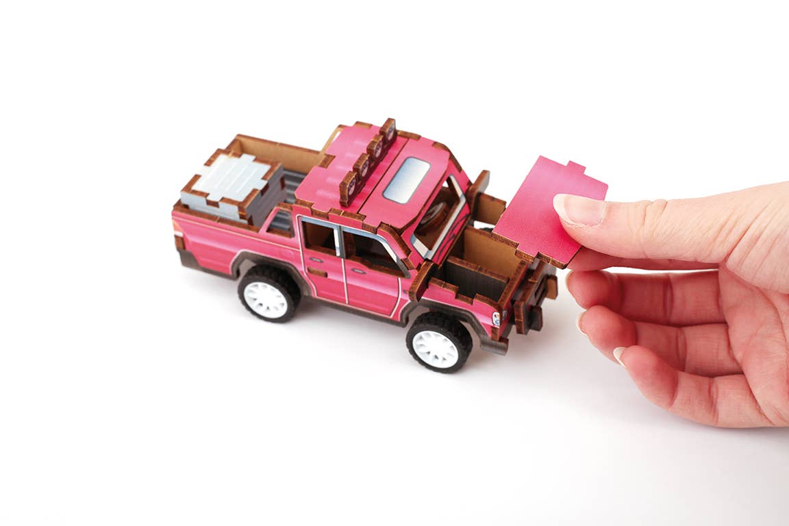 Graine Créative - Wholesale Toy Car/Truck - Kids - 3D WOOD MODEL PICKUP VEHICLE6