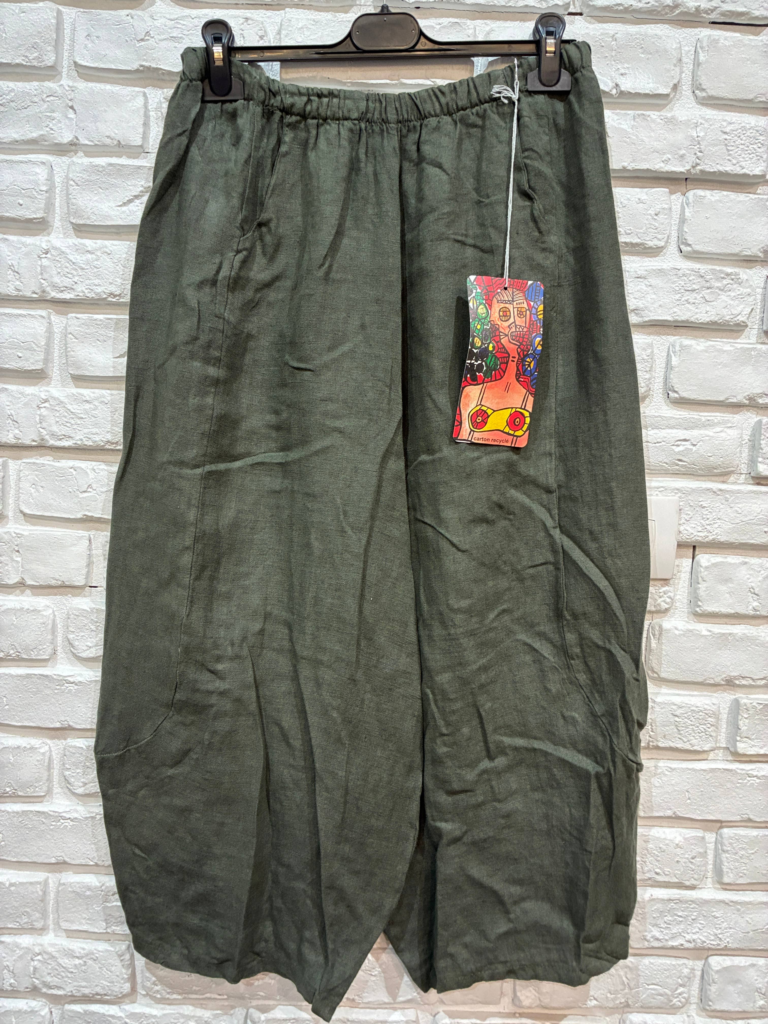 la maison des fibres naturelles - Wholesale Pants - Women's - linen pants 669057 100% LINEN47