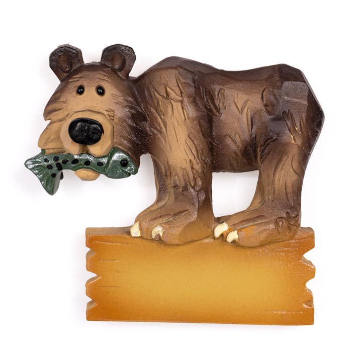 Grizzly avec aimant à poisson pour la vente par Mother Moose Gifts