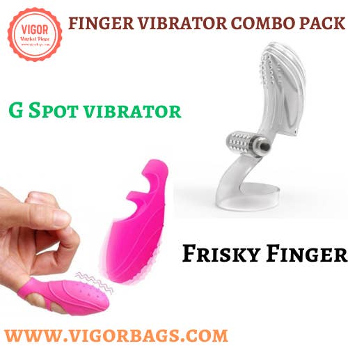 VIGOR - Wholesale Sex Toy - Bang her Vibe with Frisky Finger & G Spot vibrator Women Sex