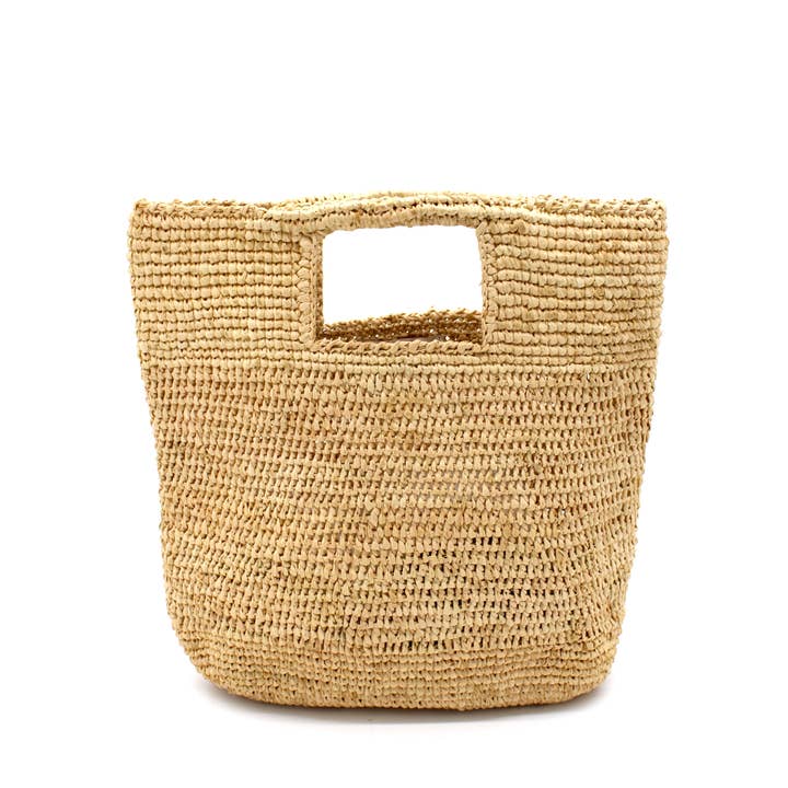 Shebobo - Wholesale Top Handle Bag - Women's - Mini ConCon Crochet Petite Straw Basket6