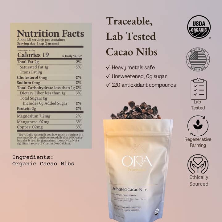Ora Cacao - Wholesale Chocolate - Cacao Nibs2