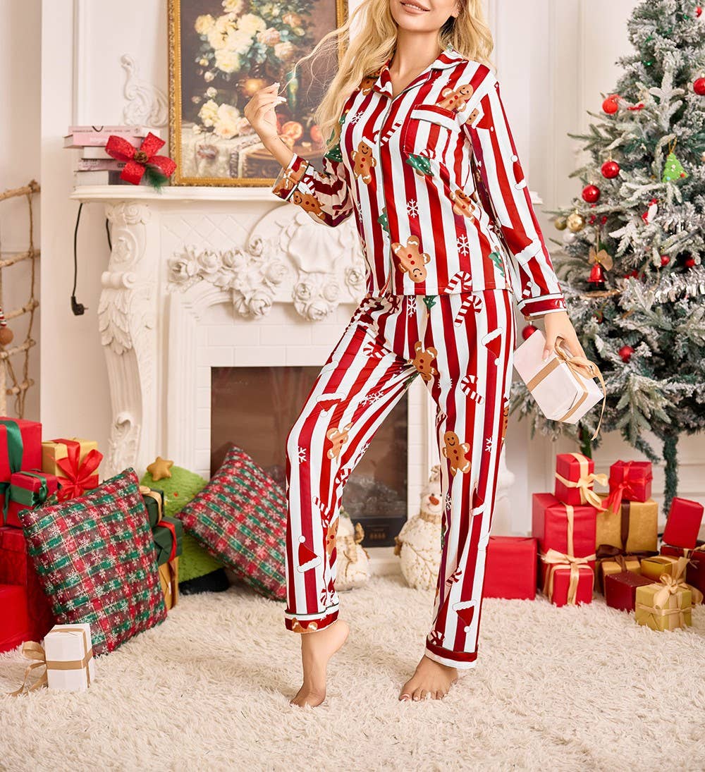 Rosa Clothing - Wholesale Sleepwear Set - Women's - Christmas women's pajamas2