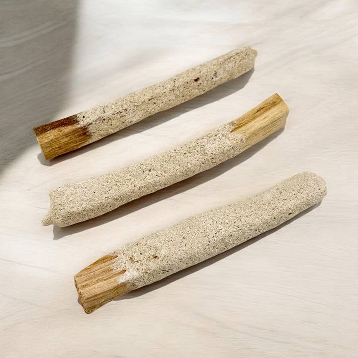 Palo Santo + Copal Resin High Vibrational Smudge Sticks for wholesale by Liv Rocks