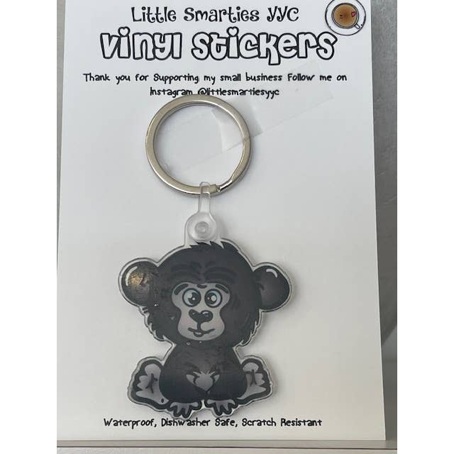 Schlüsselanhänger - Baby Gorilla für den Großhandel von Little Smarties YYC