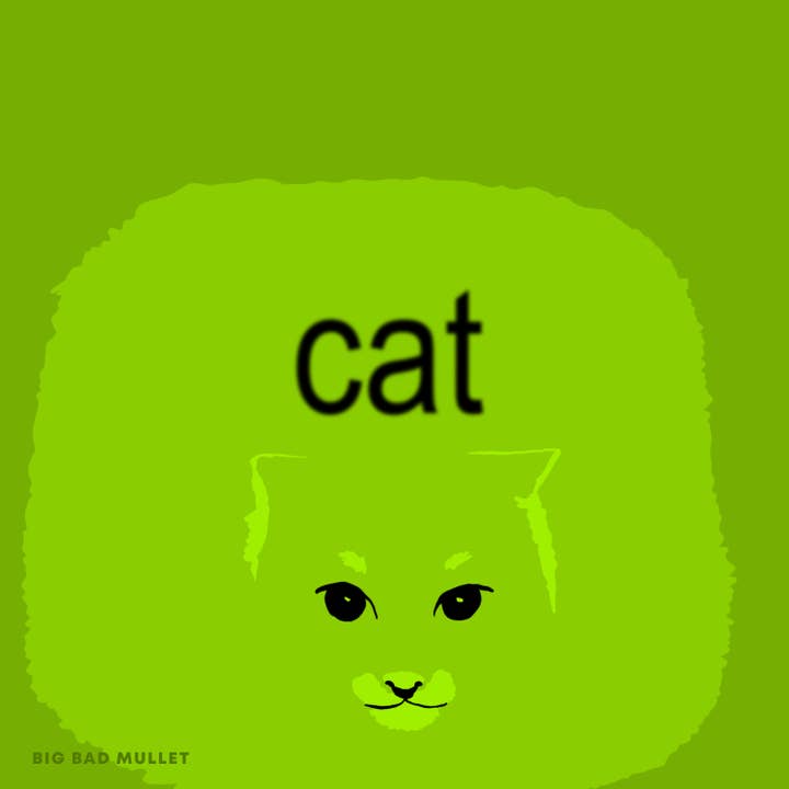 brat cat print for wholesale by Big Bad Mullet