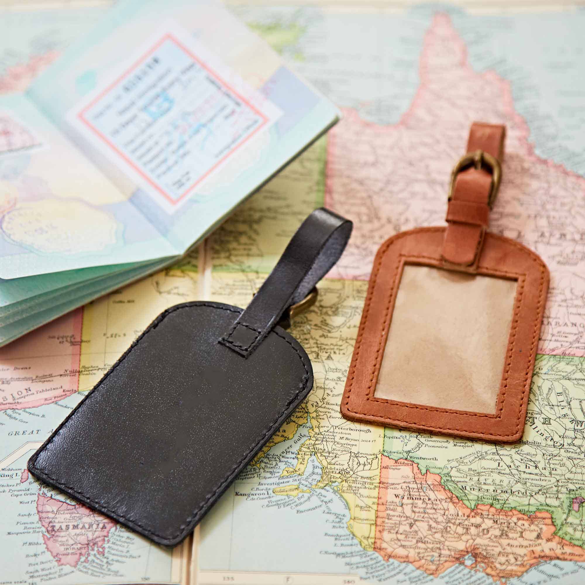 The Paper High Gift Company Limited - Vente Étiquette pour bagage - Étiquettes de bagages en cuir faites à la main3