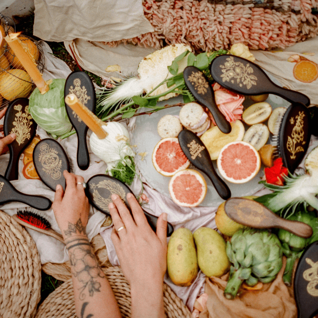 Free Your Hair Brush – Escova/pente por atacado – Escova Wild Rose3