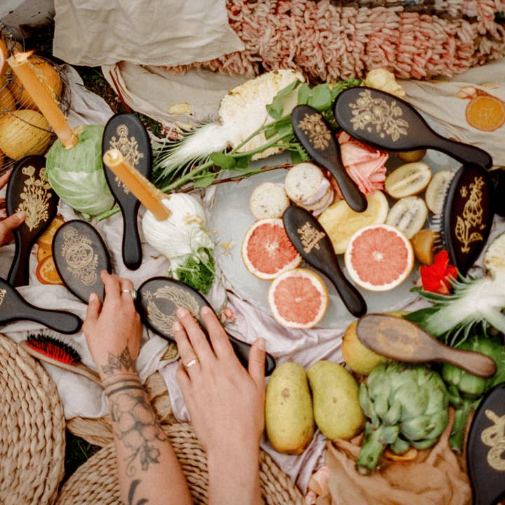 Free Your Hair Brush – Escova/pente por atacado – Escova Wild Rose3