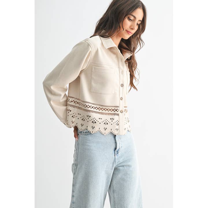 Camellia - Wholesale Jacket - Women's - LASERCUT DETAILING JACKET8