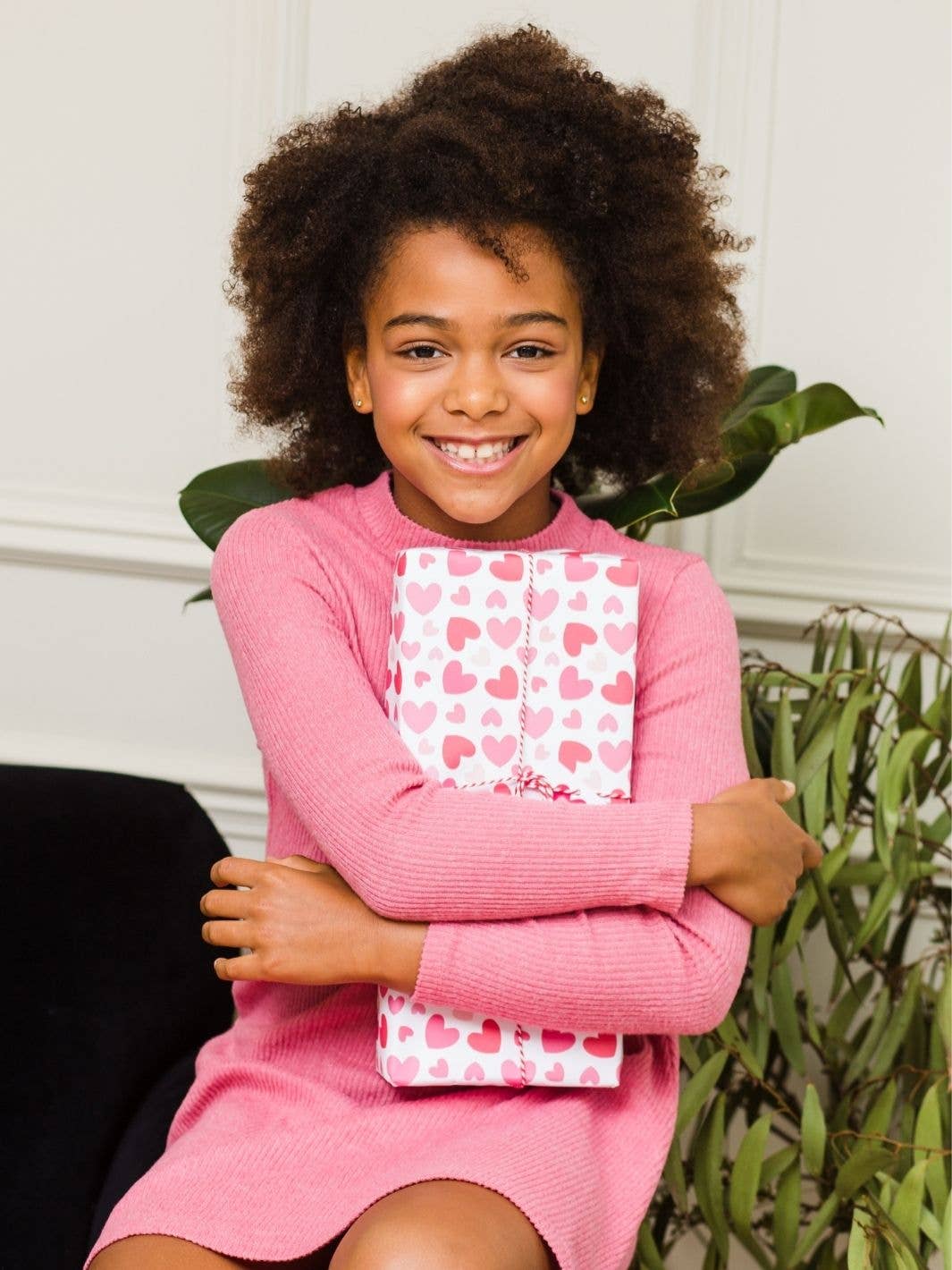 Curlicue – wholesale Flat wrap – Hearts wrapping paper - sustainable and eco-friendly1