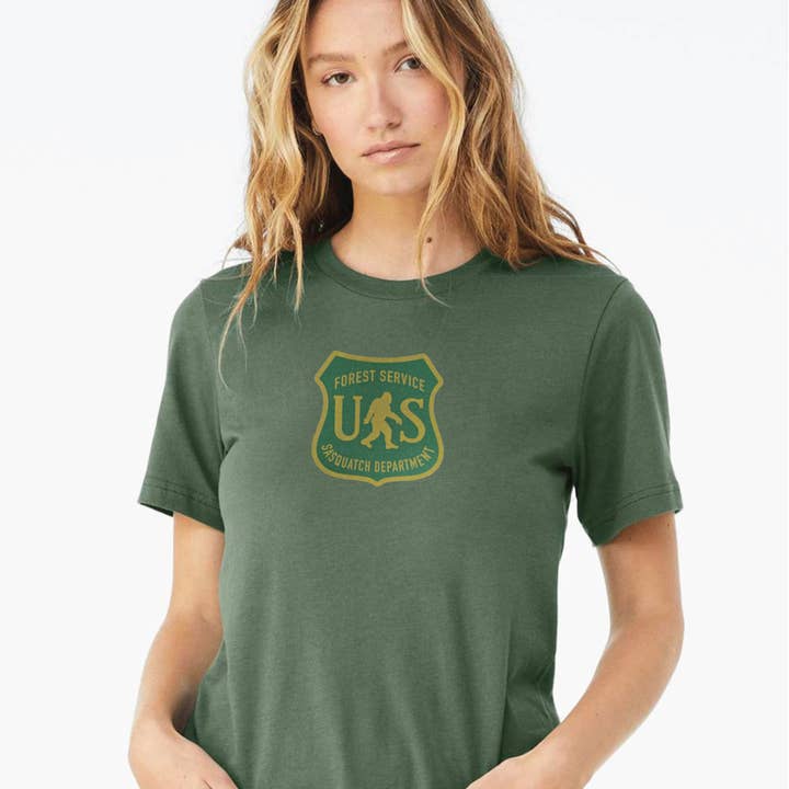 U.S. Sasquatch Department | Forest Service Graphic T-Shirt for wholesale by Squatchy