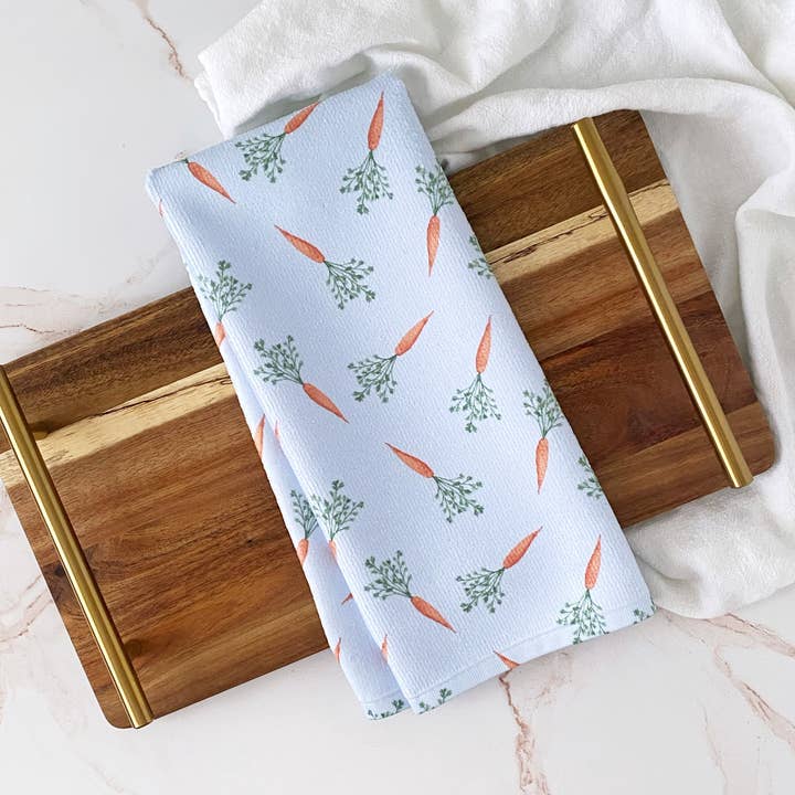 Carrot Kitchen Decorative Hand Towel for wholesale by Simply Lauren at Home