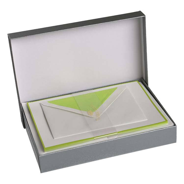 Royal Posthumus - Venta al por mayor Conjunto de papelería y tarjetas - Royal Posthumus Crown Mill | 25 hojas membretadas y sobres A5 con bordes y forro de color3