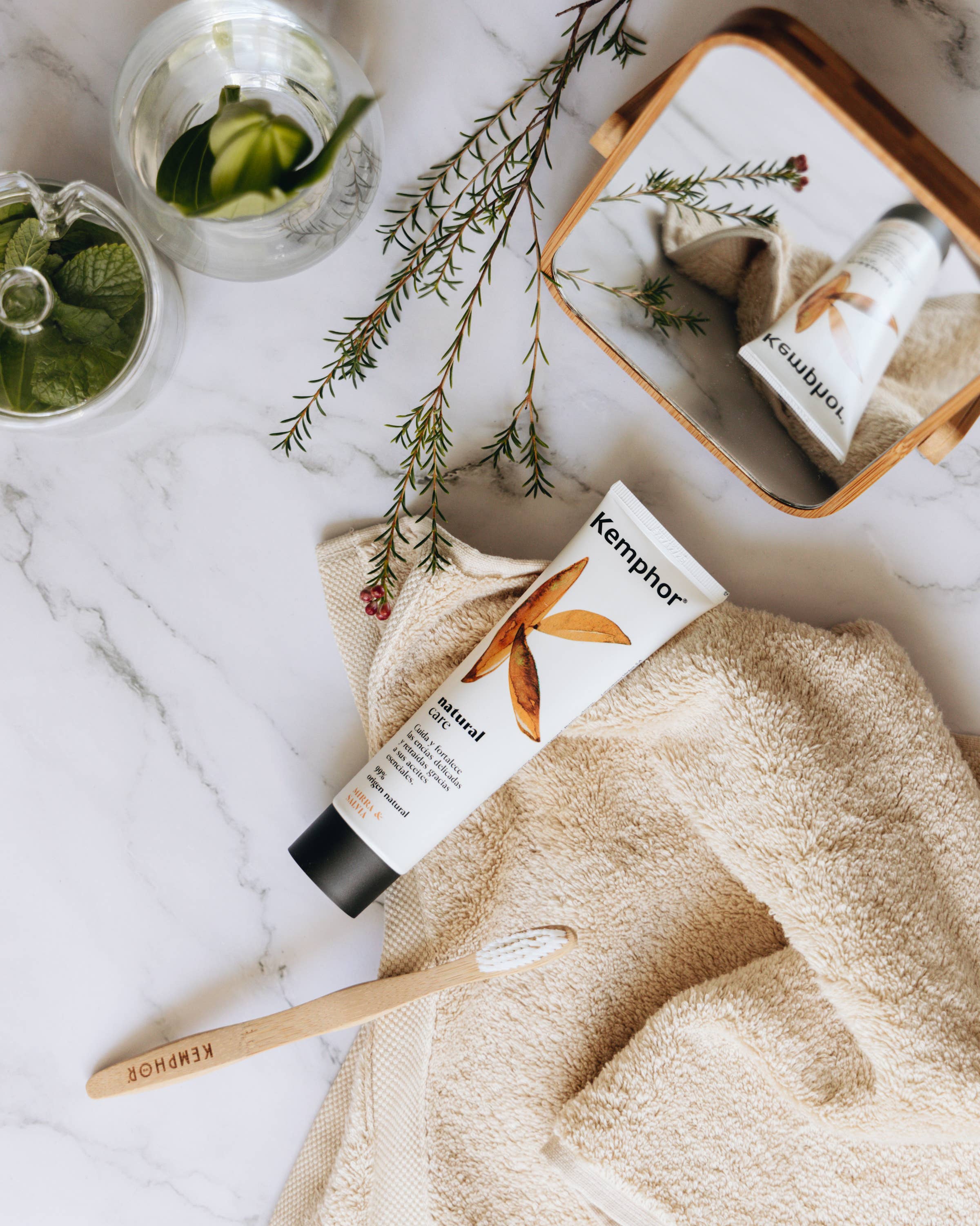 Laboratorios Verkos S.A – Pasta dentífrica por atacado – KEMPHOR Natural Care Creme Dental 100 ml1