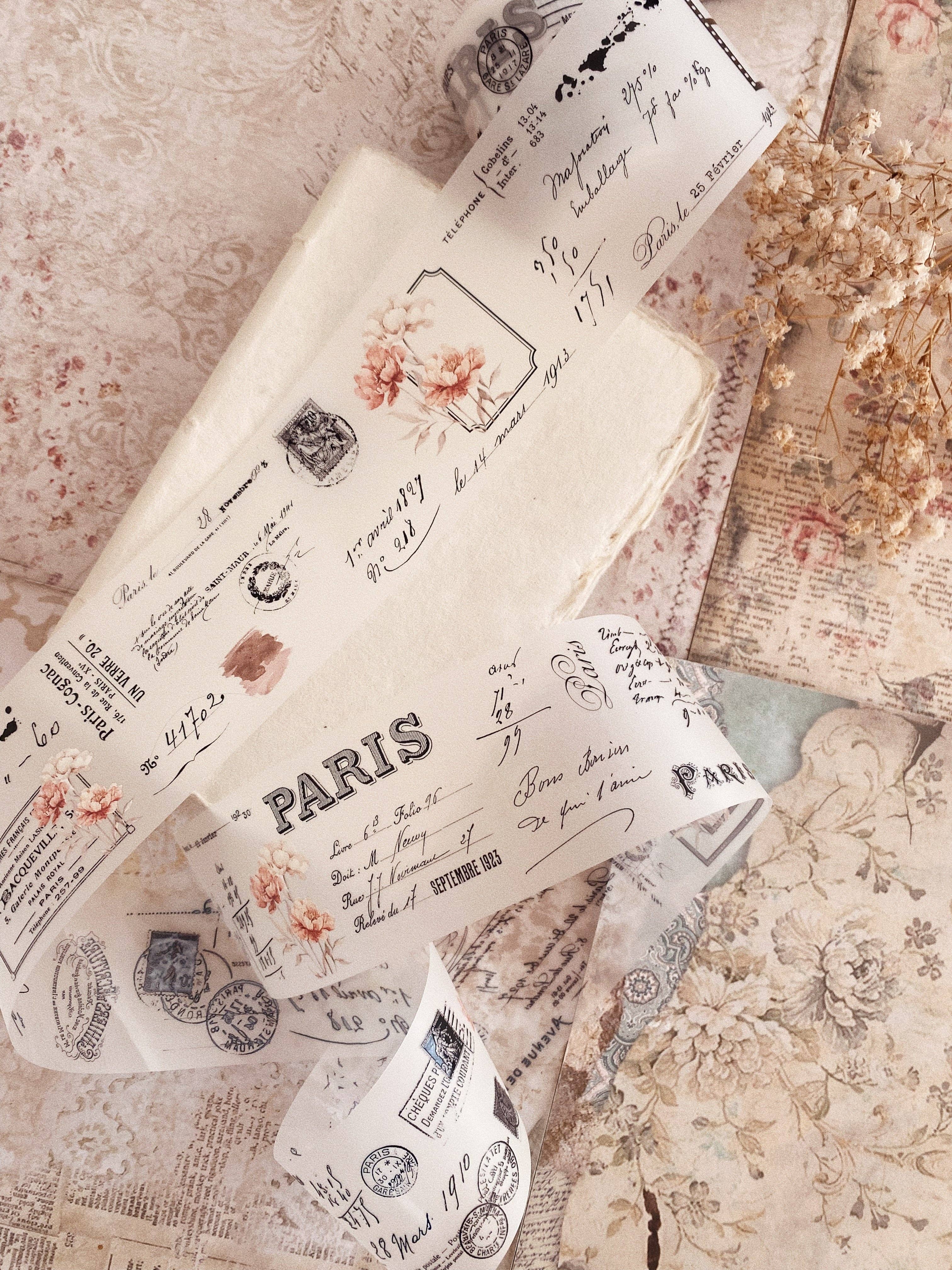 Chapteries - Wholesale Washi Tape - PET tape - Vintage peony13