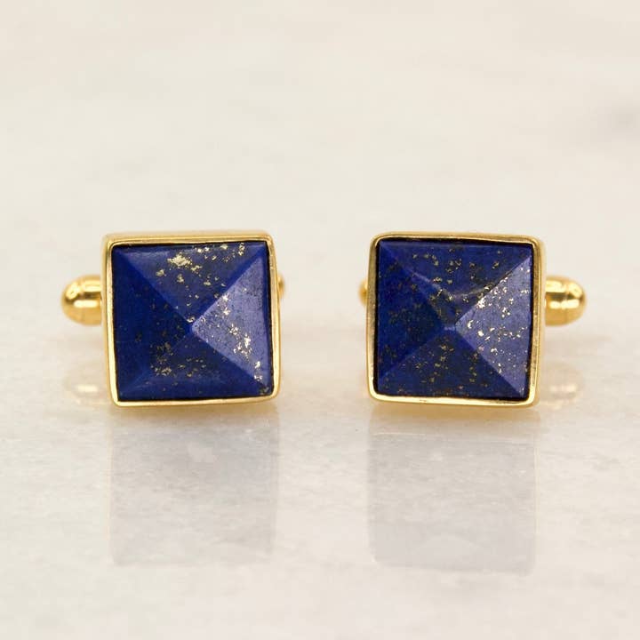 Gemelli Dapper Lapislazzuli per la vendita all'ingrosso da parte di Veluna