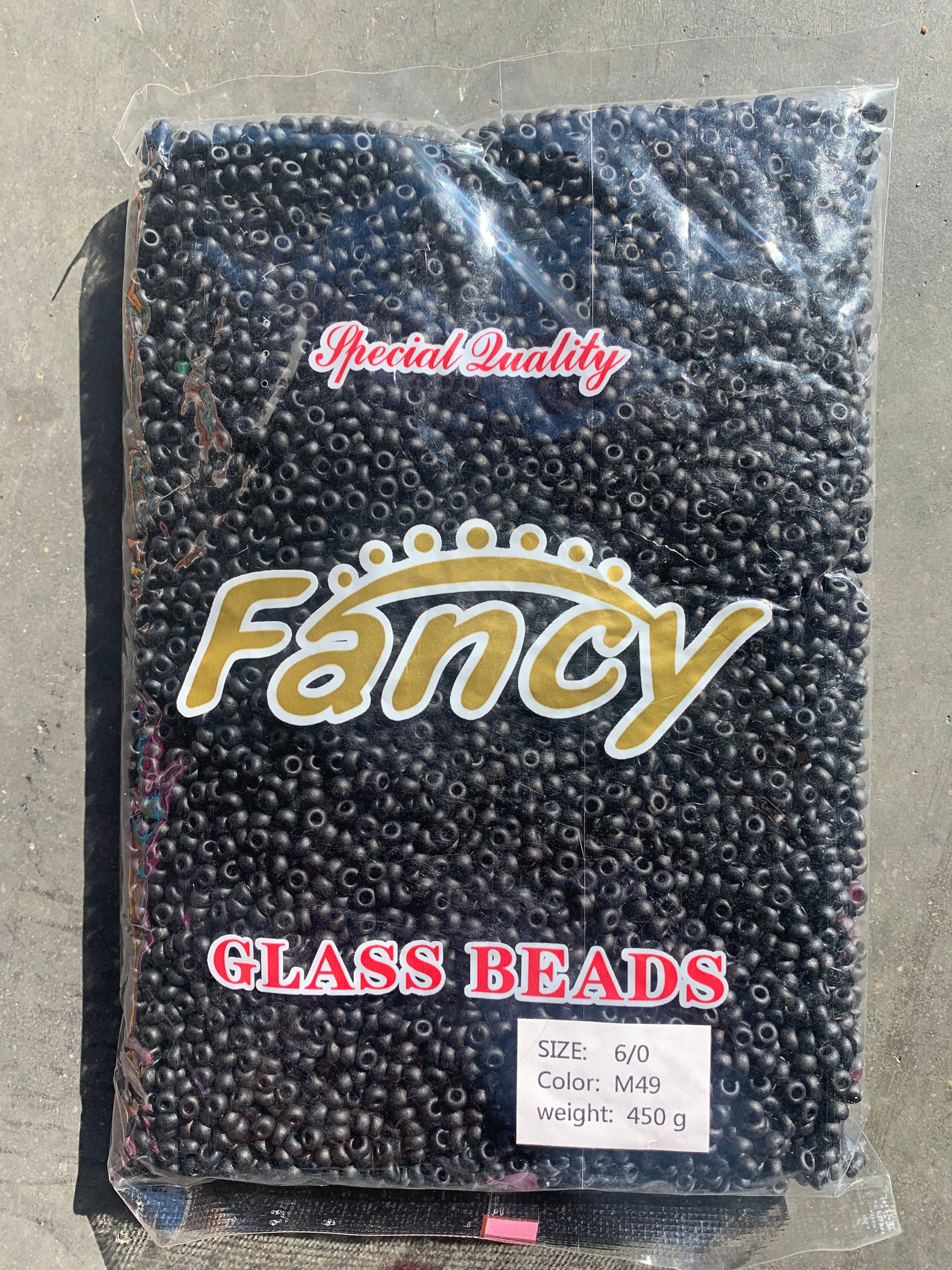 MaddieMayShop - Venta al por mayor Cuentas - Perlas de semillas 6/0, perlas de semillas a granel, perlas de vidrio esmerilado de 450 gramos4