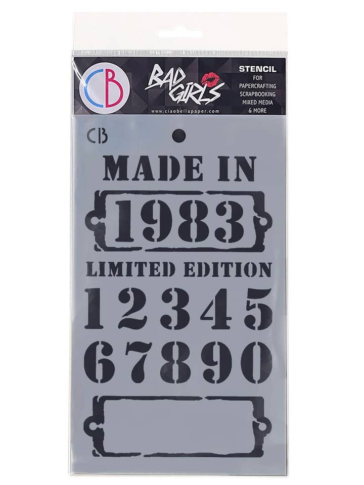 Texture Stencil 5"x8" Limited Edition for wholesale by Ecstasy Crafts Distributing