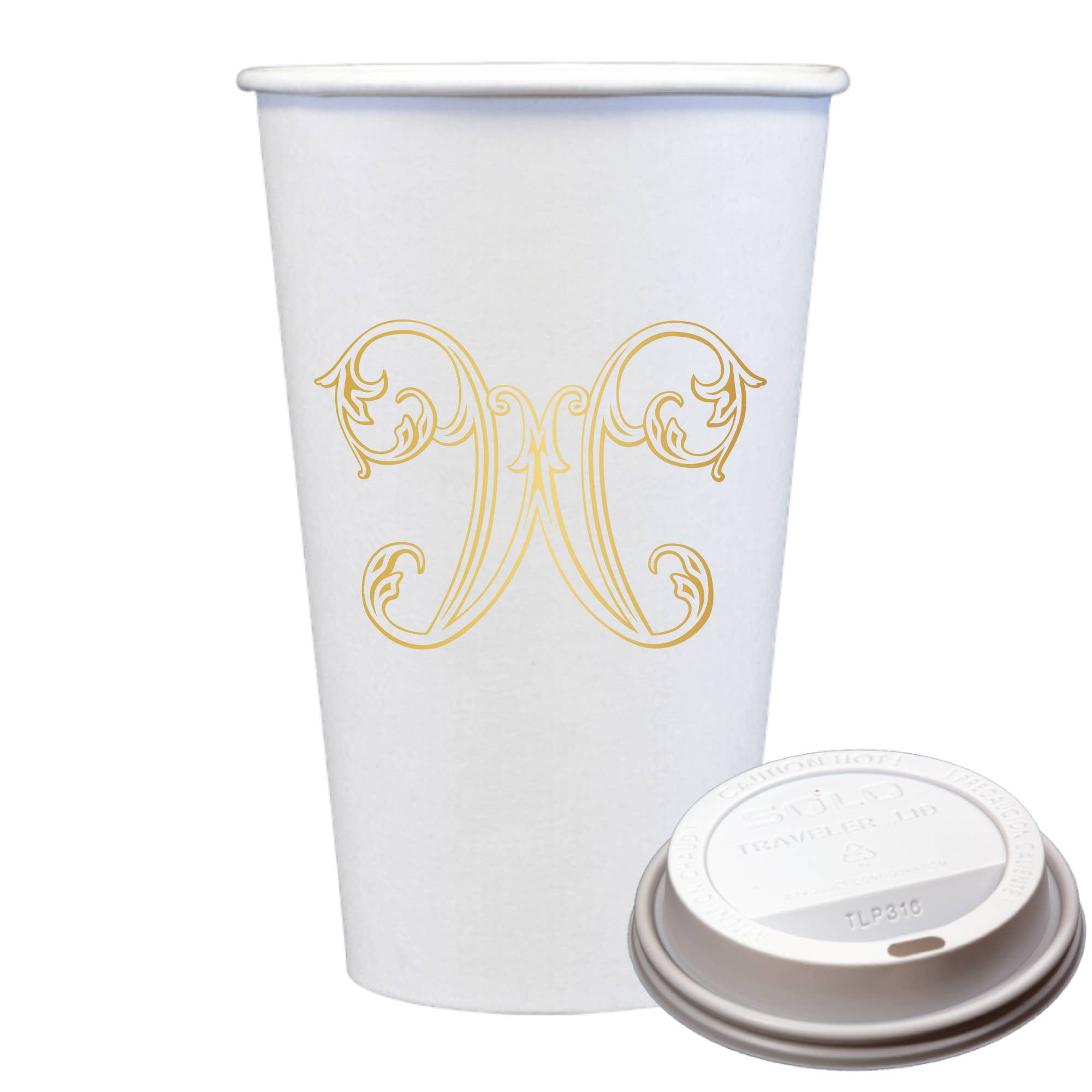 Sip Hip Hooray – wholesale Disposable cup – Initial Monogrammed Coffee Cups with Lids19