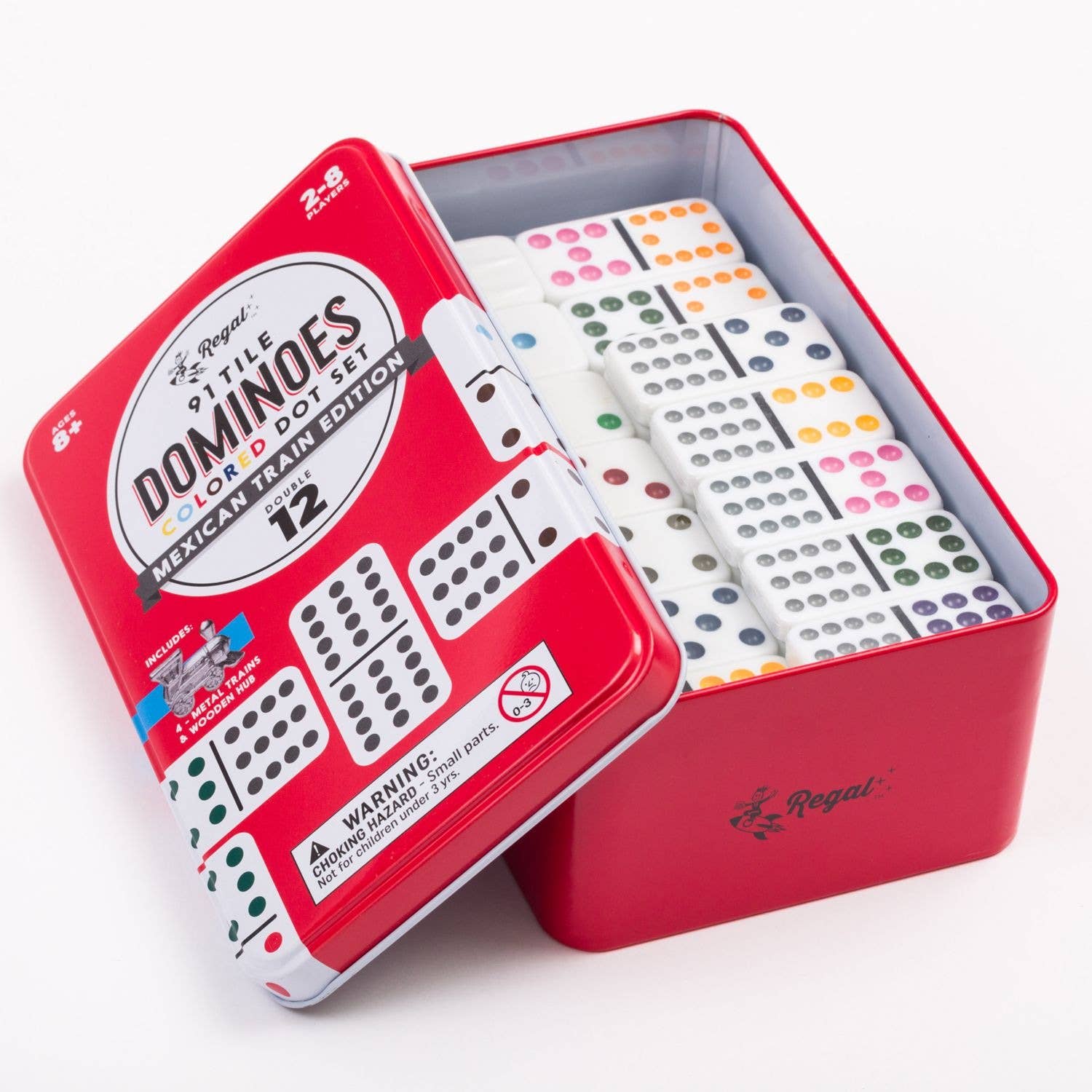 Regal Games - Wholesale Dominoes - Double 12 Mexican Train Dominoes3