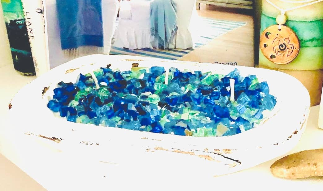 Plaid Rooster Co - Wholesale Jar/Filled Candle - "FIRE BOWL" Dough Bowl Soy Candle (Various Colors/Scents)6