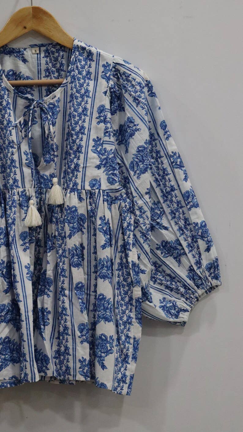 bhavnas boutique - Wholesale Dress - Women's - Kyra Top Dress Mini Dress Striped Floral Printed Tunic Top 1