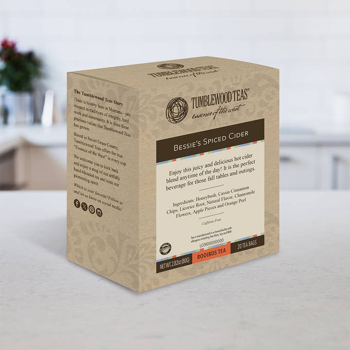 Tumblewood Teas - Wholesale Loose Tea - Bessie's Spiced Cider5