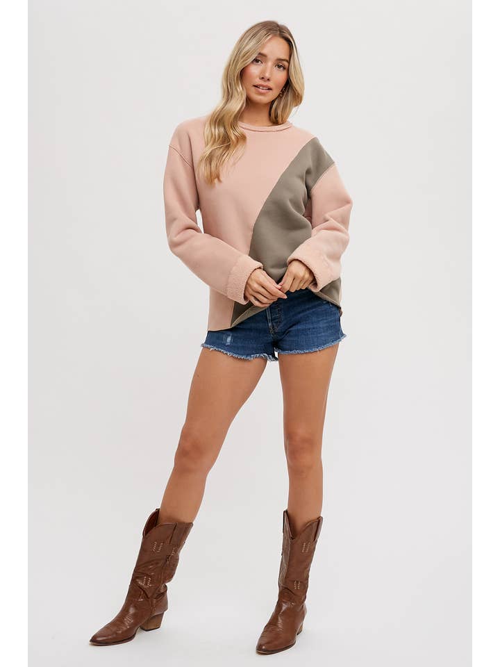 Bluivy - Vendita all'ingrosso Felpa - Donna - FELPE COLOR BLOCK5