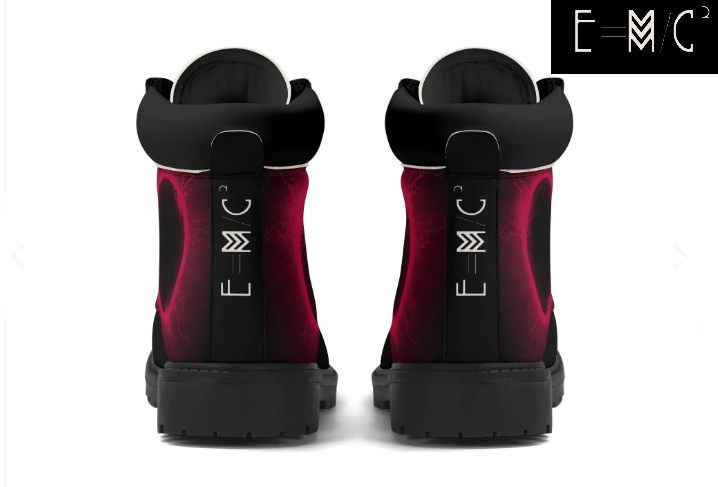 E=M/C2 - Wholesale Boots - Men's - E=M/C2 Men's Black Hole Pink Leather All Season Boots 2