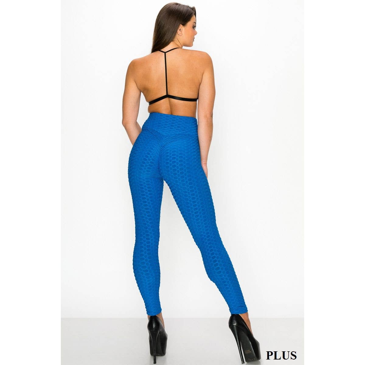 Diacly - Wholesale Athletic/Lounge Leggings - Women's - Anti-Celulite Solid Color High Waist Plain Skinny Yoga Workout Bubble Legging1