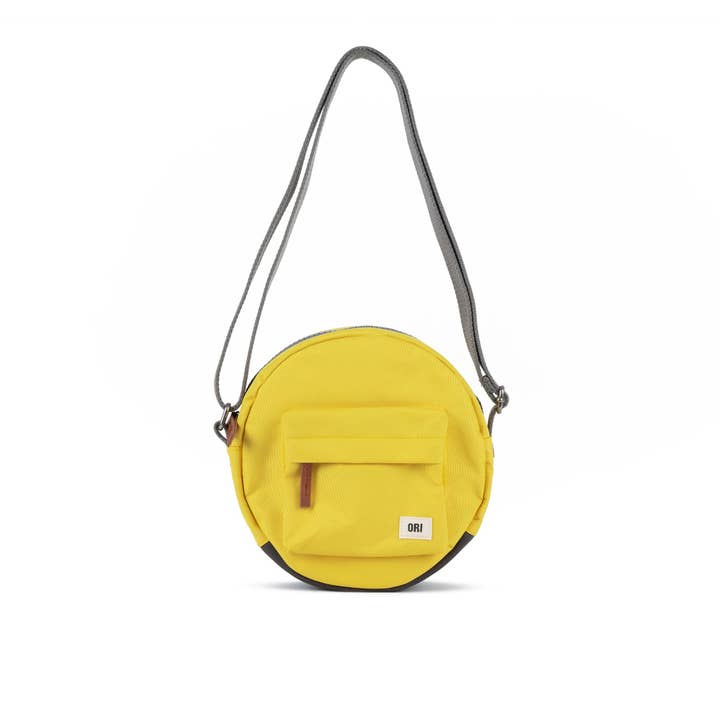 Paddington Crossbody in Custard Canvas for wholesale by ORI London