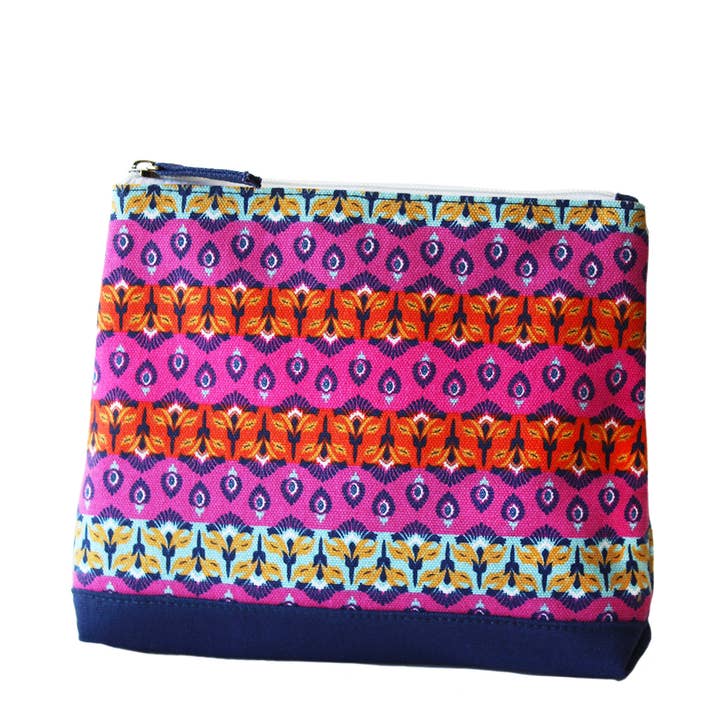Orange and Pink Meg Beach Bag for wholesale by Pink Lemon