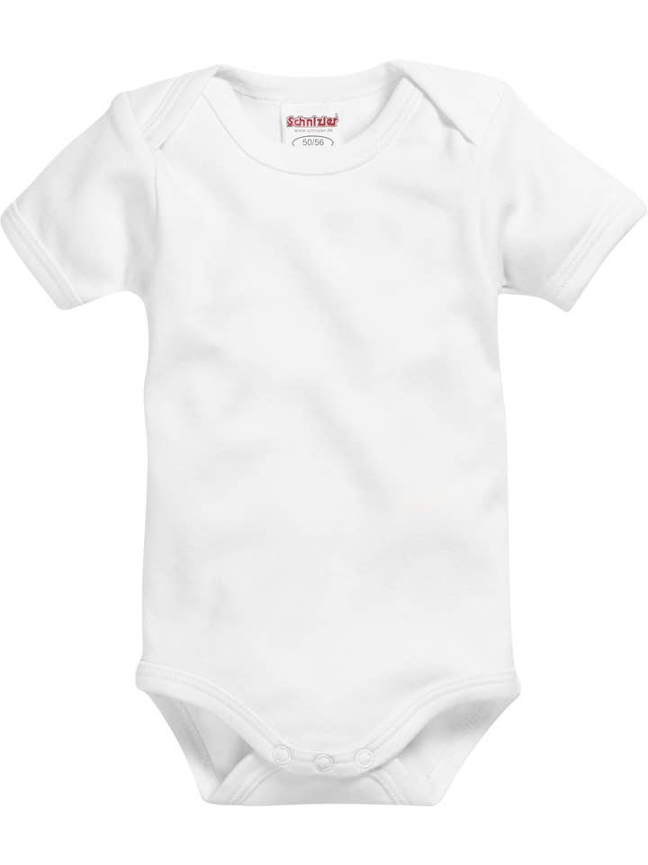 white Bodysuit 1/4-arm pack of 3 uni for wholesale on Faire1