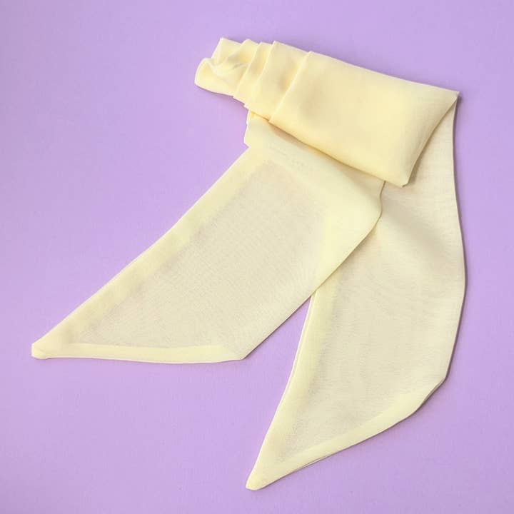 FashionMeme LLC – wholesale Scrunchie - Dam – Retro Hårscarf - Pastell Chiffon Bandana