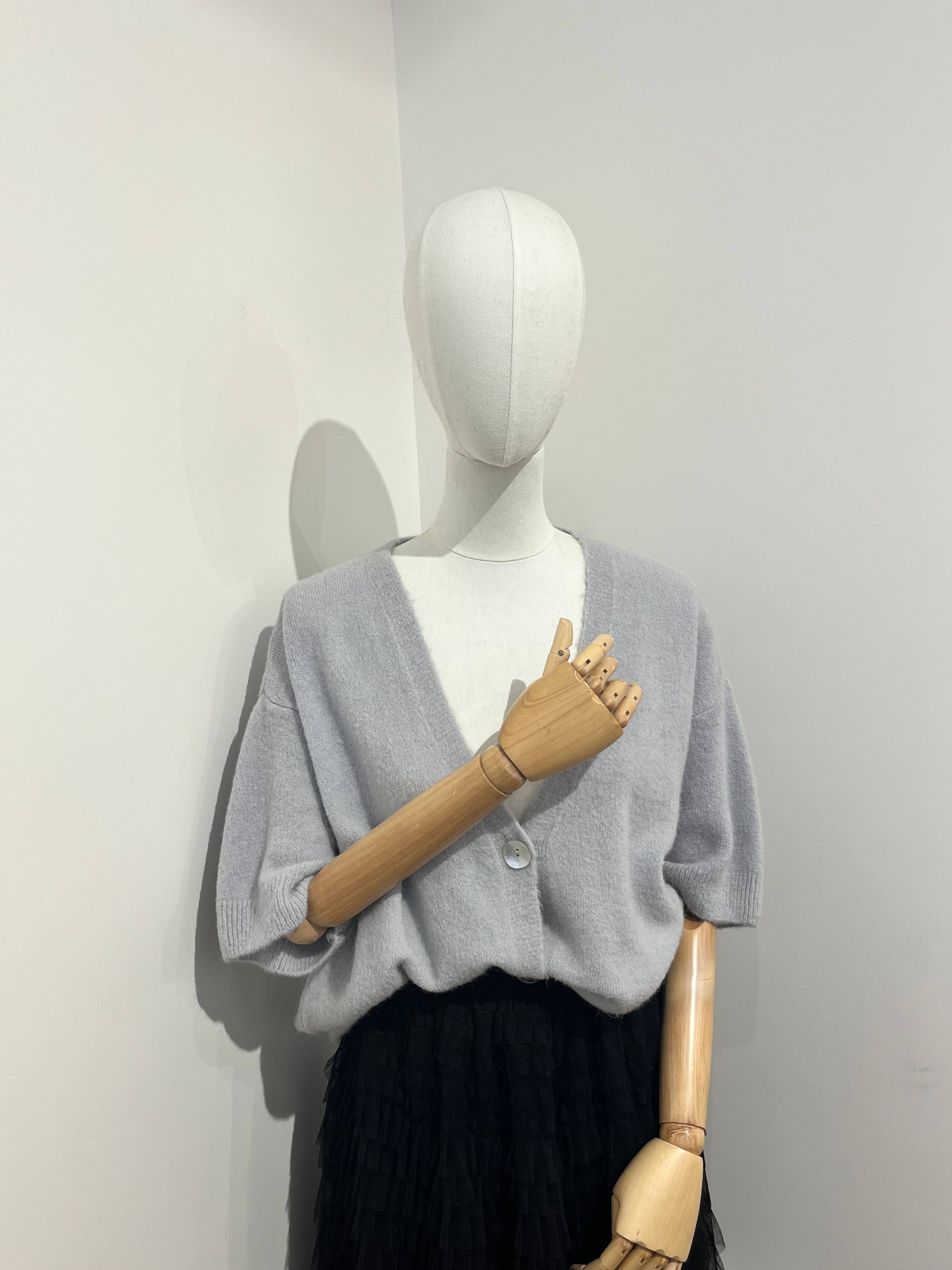 Orice – Engroshandel Cardigan - Dame – Kortærmet vest i 30% baby alpaka strik - Orice14